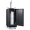 Edgestar 15 Inch Wide 1 Tap Kegerator with Forced Air Refrigeration and Air Cooled Beer Tower KC1500SS - alternate 2